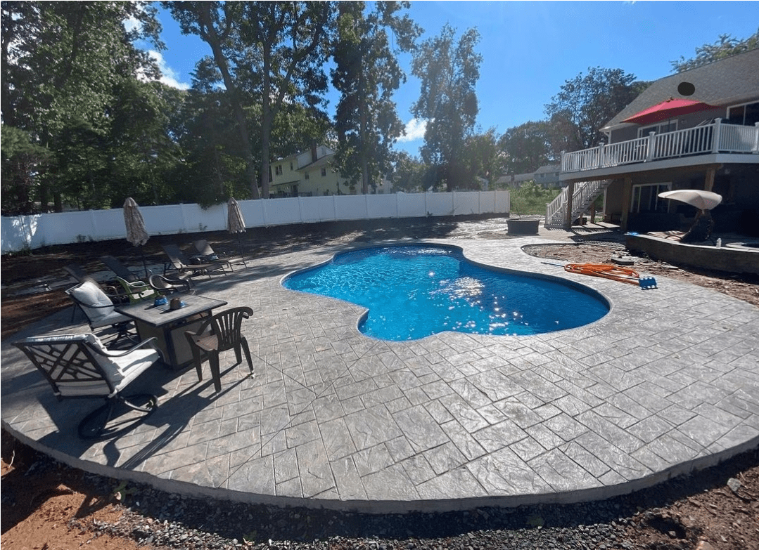 New Pool and Patio Area
